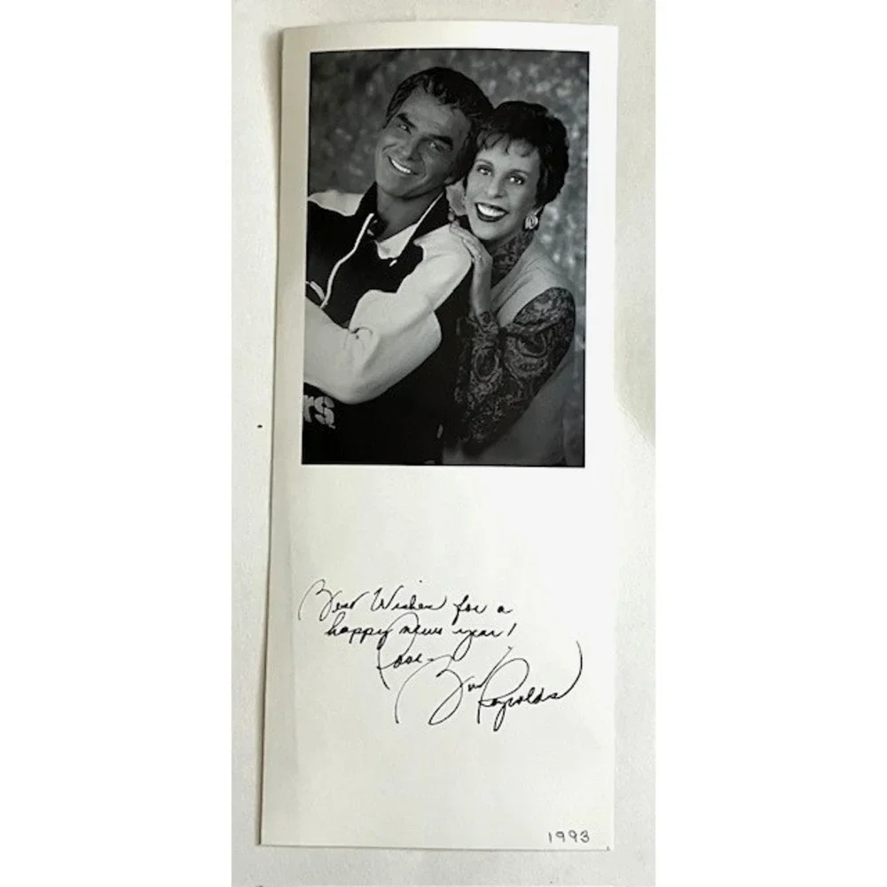 Burt Reynolds Two 8 x 10 Photograph Photo's and Two 4 x 9 Cards- Movie Star